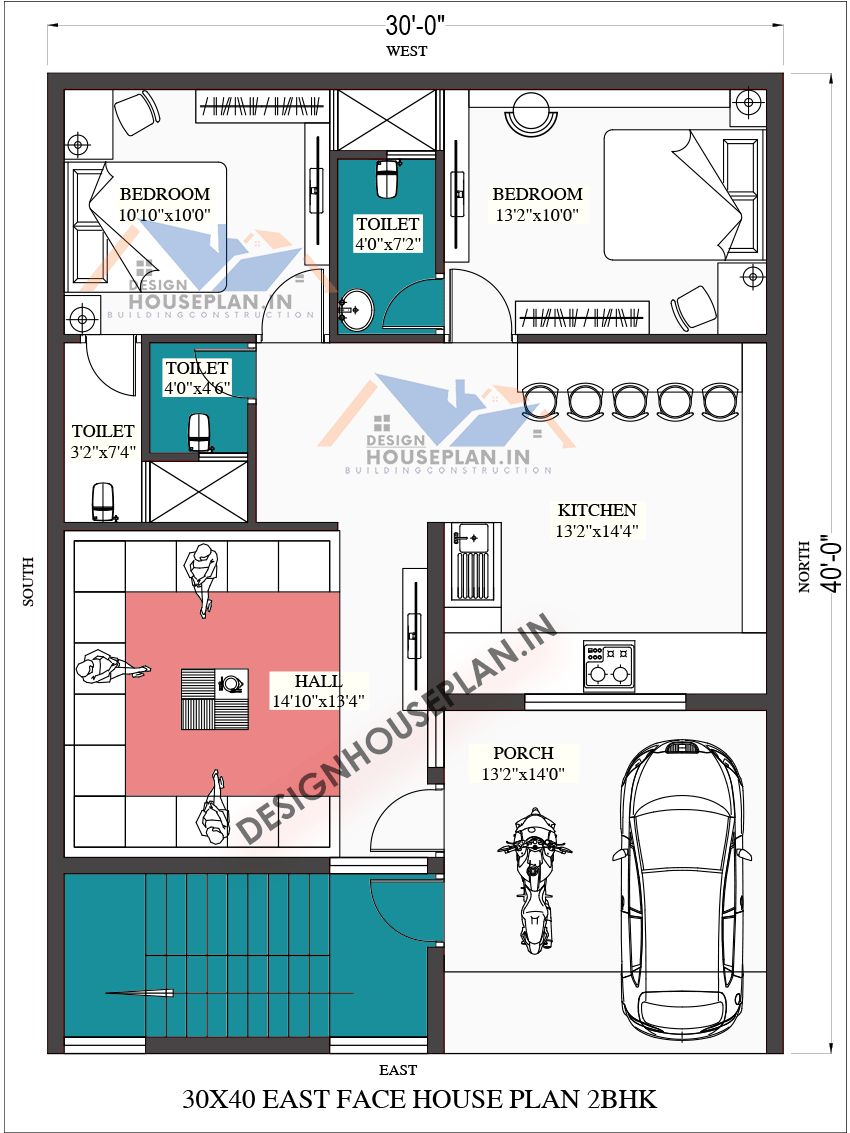 3040 house plan 3 bedroom single floor