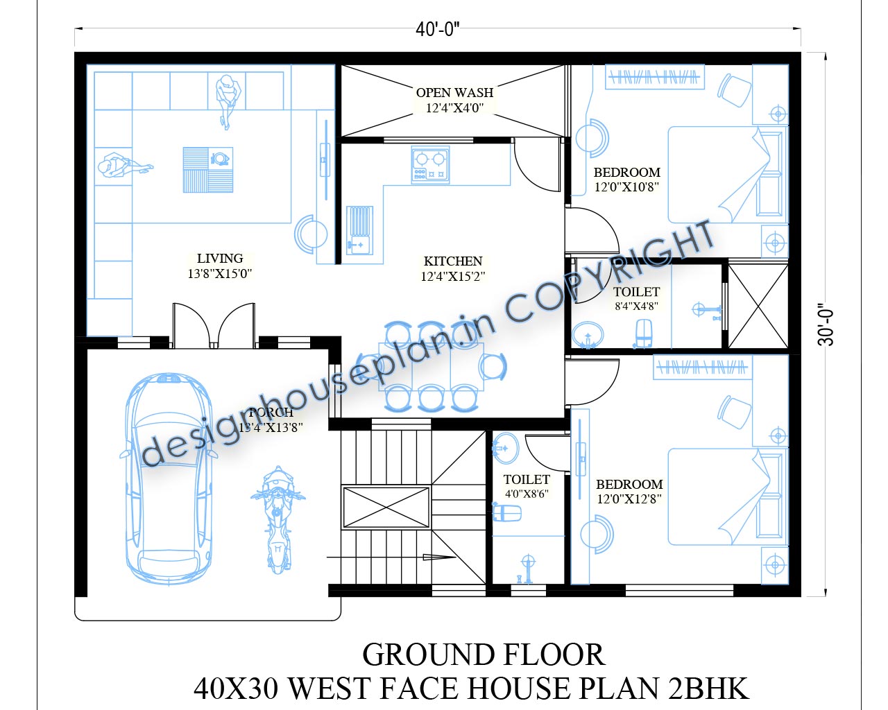 40x30 house plans